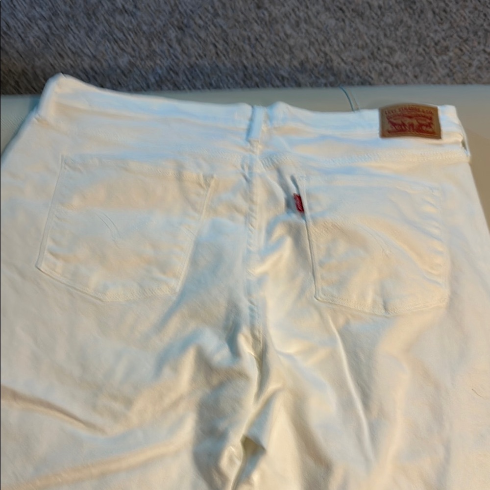 Levi's Cream Denim Jeans